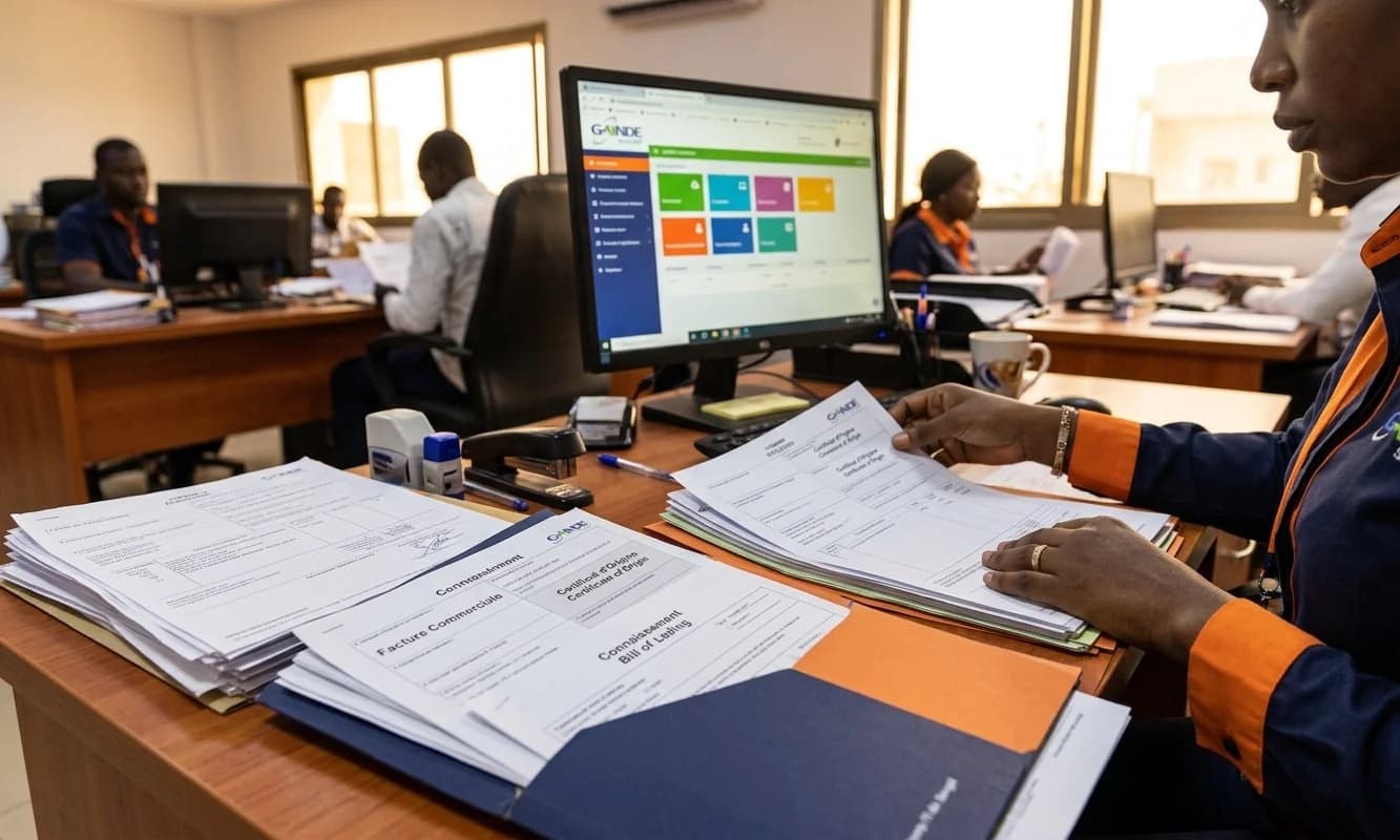 Documents import export Sénégal